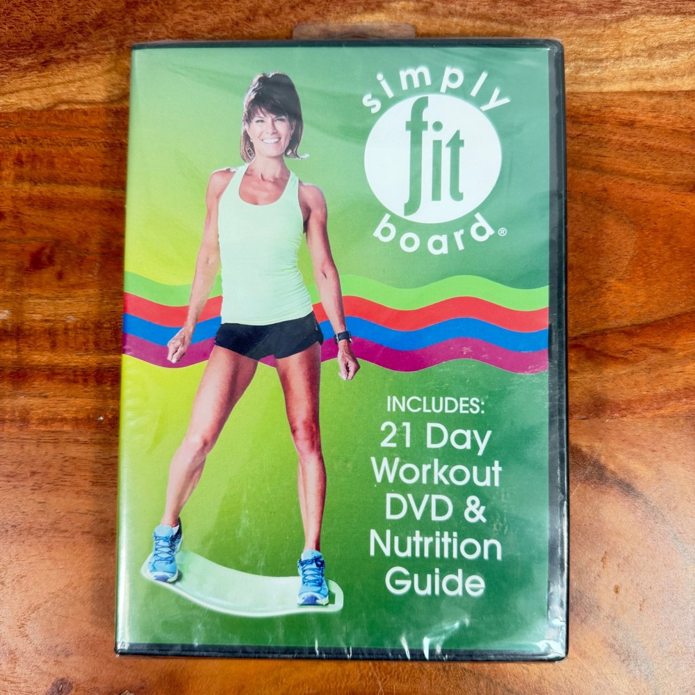 Simply Fit Board 21 Day Workout DVD & Nutrition Guide New Factory Sealed